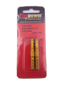 Firepower 1423-1310 Messing 1/4" Stachelschlauch Spleißverschraubung 2er-Pack - Bild 1 von 1
