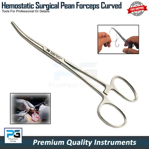 Pean Forcep Curved 14cm Surgical Locking Dog Cat Ear Hair Puller VETs dissecting - Picture 1 of 9