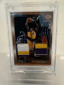 KOBE BRYANT Jersey Fusion DOBLE 3 COLORES GU Jersey Reliquia Parches 10/10 - Imagen 1 de 3