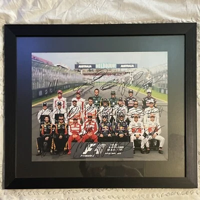 F1 Autographs Of Entire 2013 Field.  All 22 Drivers - Signed In Person W/ COA - Image 1 of 4