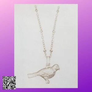 Amba Spirit Tierkette VOGEL tolles Geschenk für Vogelliebhaber ca. 42 cm - Bild 1 von 2