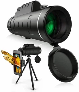 Monocular-Telescope High Powered for Birds Watching Wildlife Hunting Hiking - Picture 1 of 6