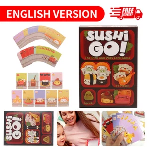 Interactive Game Sushi Go Card Game Family Party Sushi Go Pick And Pass Card UK - Picture 1 of 12