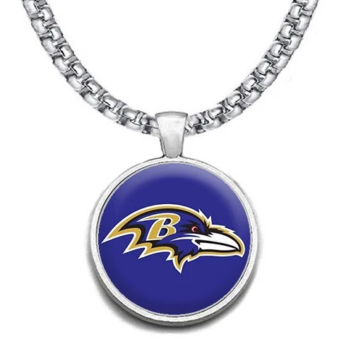 LARGE Baltimore Ravens NECKLACE STAINLESS STEEL CHAIN FOOTBALL FREE SHIP' D30 Cover