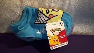 Pokémon Girls Multicolor No-Show Socks 6-Pack Size Medium Shoe Size 6-10.5 NEW - Picture 1 of 6