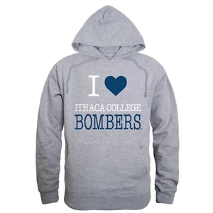 Ithaca College Bombers NCAA College I Love Hoodie Sweatshirt - Picture 1 of 2