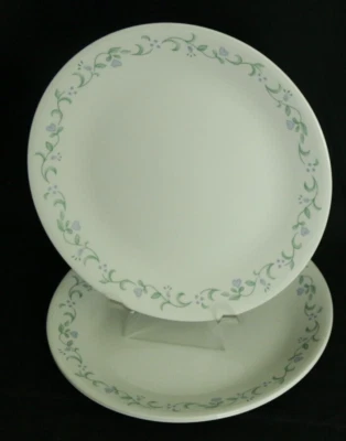 Corelle Country Cottage DINNER PLATE (1 of 4 available) 10-1/4" Blue Hearts - Image 1 of 4