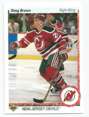 DOUG BROWN 1990-91 UPPER DECK CARD MINT CONDITION - Image 1 of 2