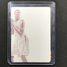 2013-14 National Treasures ANTHONY DAVIS 2012-13 Printing Plate 1/1 Magenta #6