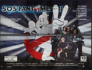 SOS GHOSTS 2 Ghostbusters II Poster Kino RIESEN 4x3 BREIT Film zu versenden - Bild 1 von 1