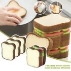 Creative Toast Shape Dish-washing Spong Washable Scrubber Kitchen Cleaning T4Z0