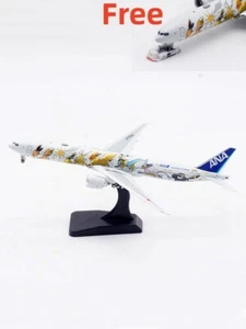 1:400 Aviation400 ANA B777-300ER JA784A Druckgussflugzeug Modell Freitraktor + Ständer - Bild 1 von 11