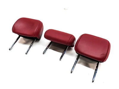 2015-2021 JUEGO REPOSACABEZAS CENTRO IZQUIERDO DERECHO PORSCHE MACAN (95B) - 3 (Rojo) Foto 1 de 4