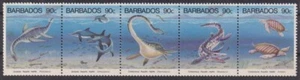 F-EX54775 BARBADOS MNH 1993 PREHISTORIC MARINE WILDLIFE DINOSAUR. - Picture 1 of 1