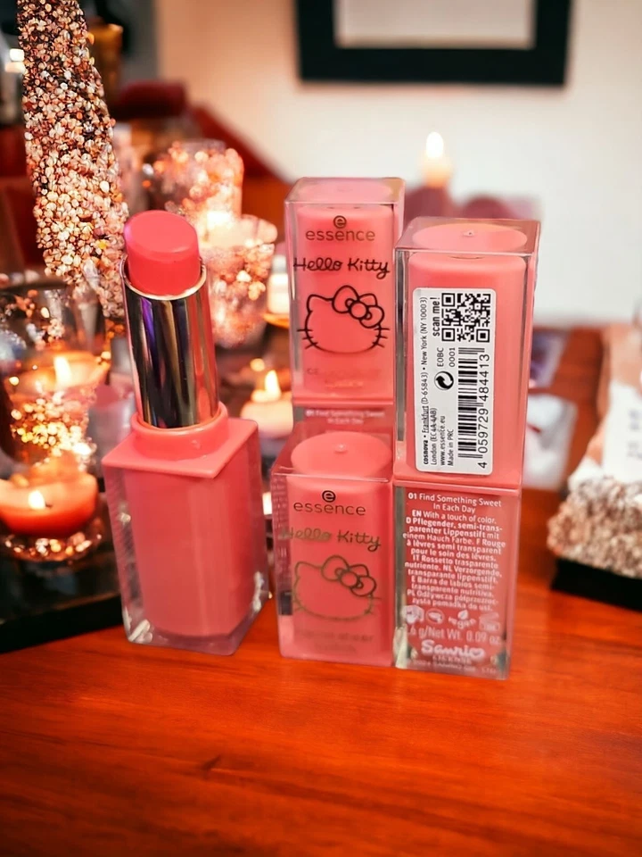 Essence 💞  Hello Kitty Pflege Lippenstift 01 Find Somthing Sweet in Each Day - Bild 1 von 1