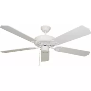Volume Lighting Minster White Ceiling Fan, White - V6152-6 - Picture 1 of 1