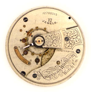 WALTHAM 18S 17J GRADE No. 825 PW  POCKET WATCH MOVEMENT & DIAL 1883 - Picture 1 of 4