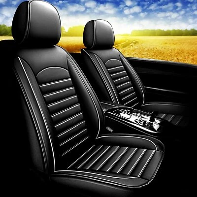 For Hyundai Accent 2017-2022 Luxury 5-Seat Covers Front&Rear Cushion PU Leather - Imagem 1 de 4