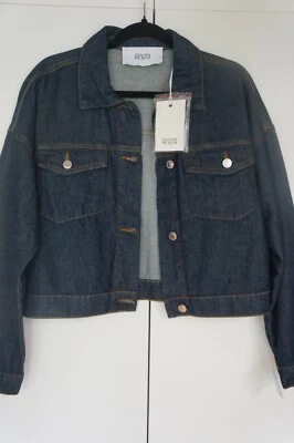Silvian Heach Damen Jeans-Jacke Größe 38 ( ital. 42 ) kurz - NEU - Edel WOW !!!! - Bild 1 von 4