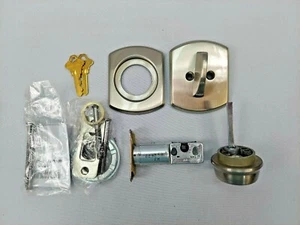Cerrojo monocilíndrico Schlage B60NGRW619 C con níquel satinado rosa Greenwich - Imagen 1 de 5
