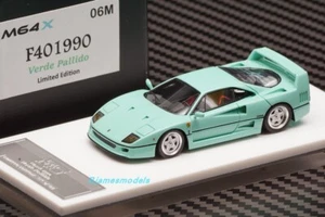 SCM MY64 06M 1/64 Ferrari F40 1990 Mint Green Verde Pallido Resin model - Picture 1 of 6