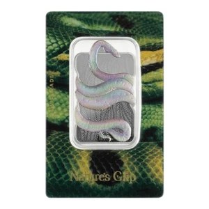 2024 Niue Nature’s Grip Green Anaconda 1 oz Silver Hologram Bar in Card - Picture 1 of 4
