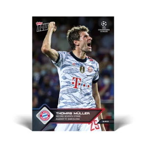 Topps Now UCL 21/22 - Card 017 - Thomas Müller - Bayern München - Bild 1 von 2