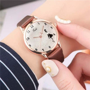 Minimalist Creative Girl Pattern Women's Quartz Watch - Picture 1 of 17
