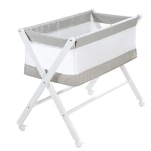 Roba Klappbares Stubenbett aus Canvas- & Mesh-Material Rollen & Matratze - Bild 1 von 8
