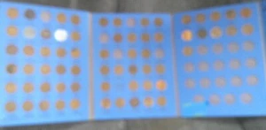 1941-1964 Lincoln One Cent Book 65 Coins - Picture 1 of 2