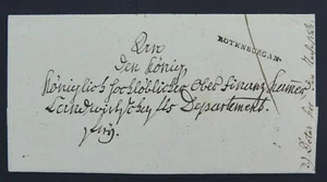 Franco German Vorphila Baden 1801 - Rotenburg an der Fulda to Stuttgart 1809 - Picture 1 of 8