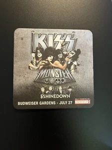 Kiss Bar Untersetzer Monster Tour mit Shinedown Rückseite Alice in Ketten selten - Bild 1 von 5