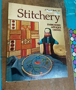 Stitchery: Embroidery Applique Crewel A Sunset Hobby Book - Picture 1 of 9