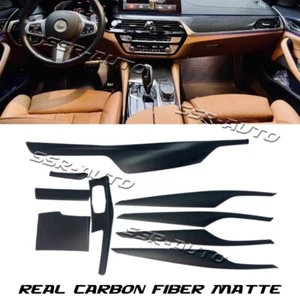 Real Carbon Fiber Interior Panel Cover Set For BMW 5 Series G30 F90 M5 2018-23 - Bild 1 von 19