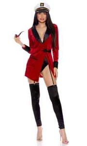 OPEN BOX Sexy Hugh Hefner Smoking Jacket Halloween Costume - XSmall/Small - Picture 1 of 2