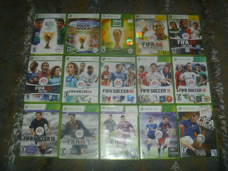 FIFA Soccer "Futbol" Games (Microsoft Xbox 360) Tested Works Great With Case - Image 1 of 1