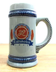 CRAFTOBERFEST PLM MUG STEIN 2022 CERAMIC 6 1/2" TALL - Picture 1 of 8