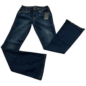 True Religion Becca Mid Rise Bootcut Stretch Jeans Women Size 27 x 32.5 New $159 - Picture 1 of 17