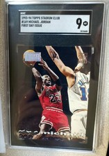 1993-94 Topps Stadium Club FIRST DAY ISSUE Michael Jordan #169 SGC 9