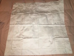SFERRA GIZA 45 JACQUARD FLORAL “WHITE” EURO SHAM (1) EGYPTIAN COTTON SATEEN RARE - Picture 1 of 7