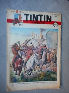 LE JOURNAL DE TINTIN N°62 ÉDITION FRANÇAISE 1949 EN BON ÉTAT - Imagen 1 de 2