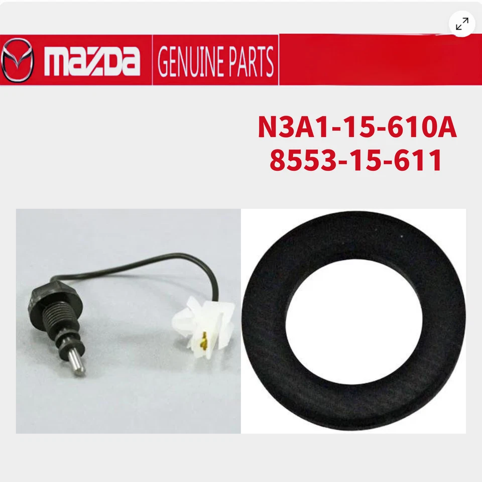 Mazda Genuine RX-7 FD3S 13B Water Engine Coolant Level Sensor & Gasket OEM - Изображение 1 из 1