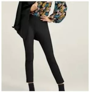 Cabi #4130 Dinner Trouser Pants Size 10 Woman's Black Stretch Zip Up High Rise - Picture 1 of 15