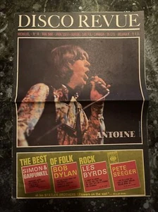 RARE FRENCH MAGAZINE DISCO REVUE ELVIS PRESLEY BOB DYLAN STONES BYRDS 05/1966 - Picture 1 of 11