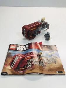Lego Star Wars: Rey’s Speeder 75099 Complete w/ Instructions - Picture 1 of 16