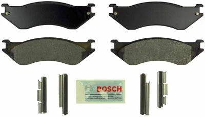Juego de 2 pastillas de freno semimetálicas Bosch delanteras Dodge Ram 1500 98-02 BE758 nuevas Foto 1 de 2