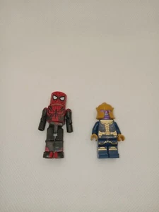 Minifigura de Lego Marvel Minimates de Spiderman y Marvel Thanos - Imagen 1 de 6