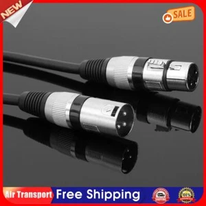 5.9ft DMX Stage DJ Cable XLR 3Pin Male to Female Connector Wire (Black) AU - Picture 1 of 8
