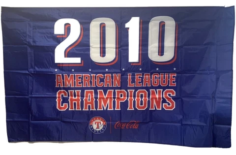 2010 Texas Rangers 2010 American League champions flag - SGA 6/25/21 Cover