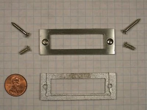 WEBER-KNAPP #5969 CARD HOLDER, CAST ALUMINUM,SATIN FINISH, - Bild 1 von 3